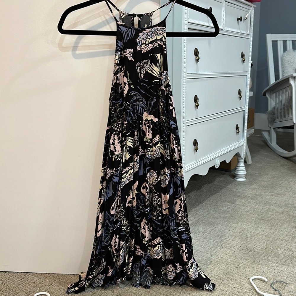 Halter neck mini flowy dress from BP.